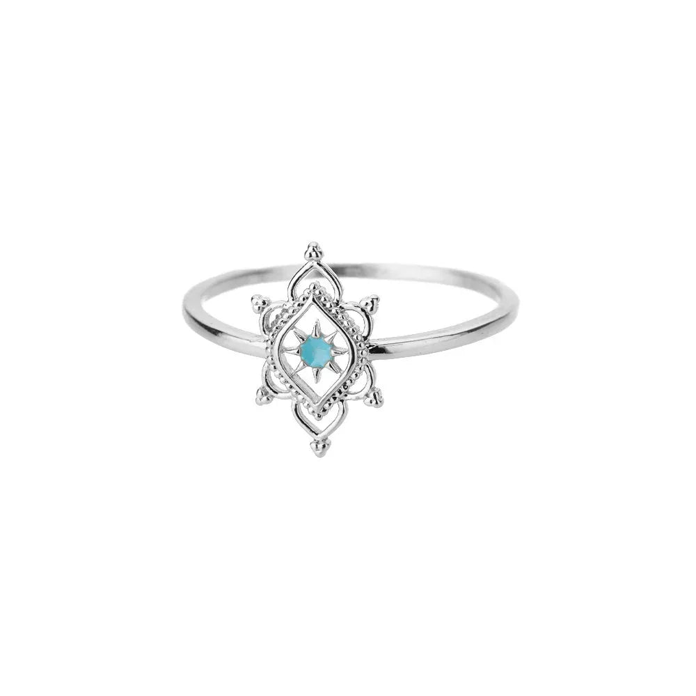 Crown Double Layer Ring - Viexta