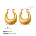 Metallic Gold Earrings