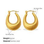 Metallic Gold Earrings