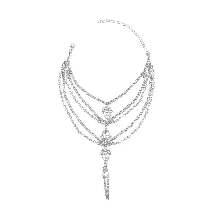 bohemian-ethnic-style-gemstone-foot-ornament - Viexta