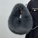 Portable Fur Bag Fall Winter Popular High-grade Niche - Viexta