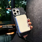 Luminous Carbon Fiber Grain Magnetic iPhone Case - Viexta