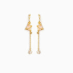 Zircon Chain Stud 925 Silver Earrings Set - Viexta
