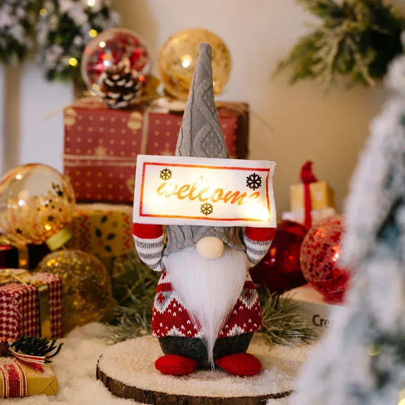 christmas-fabric-decorative-faceless-doll-ornament-christmas-decorations - Viexta