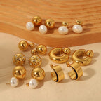 Stainless Steel Classic Hoops - Viexta