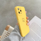 Angel Eye Bronzing Solid Color iPhone Case - Viexta