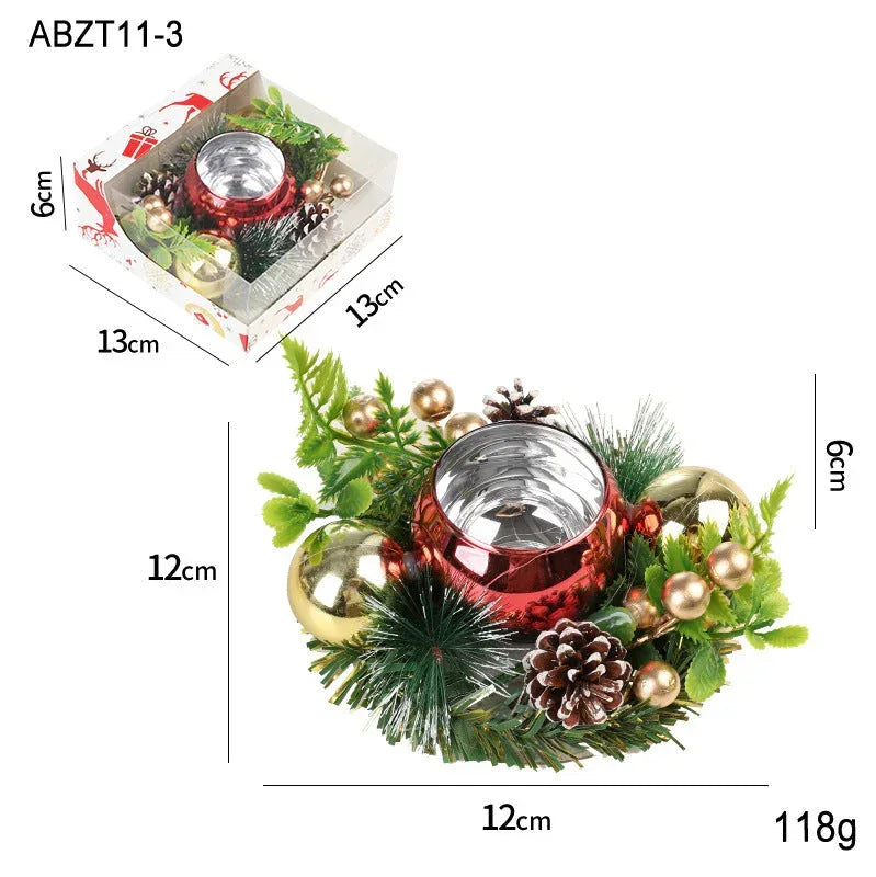 christmas-candle-metals-candlestick - Viexta