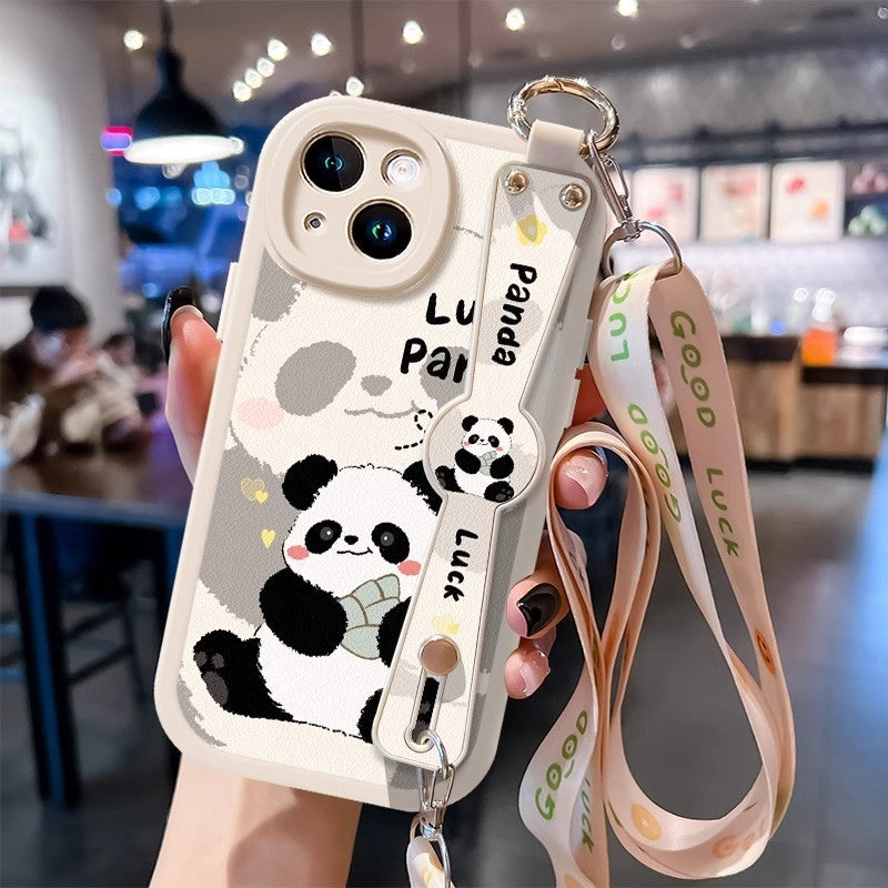 Backable Lambskin Drop-resistant iPhone Cover