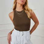 Casual Thread Fitted Top - Viexta