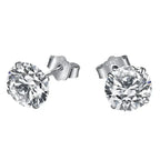 Zircon Inlaid Earrings - Viexta