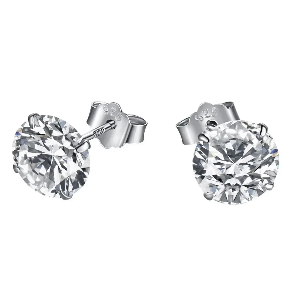 Zircon Inlaid Earrings - Viexta