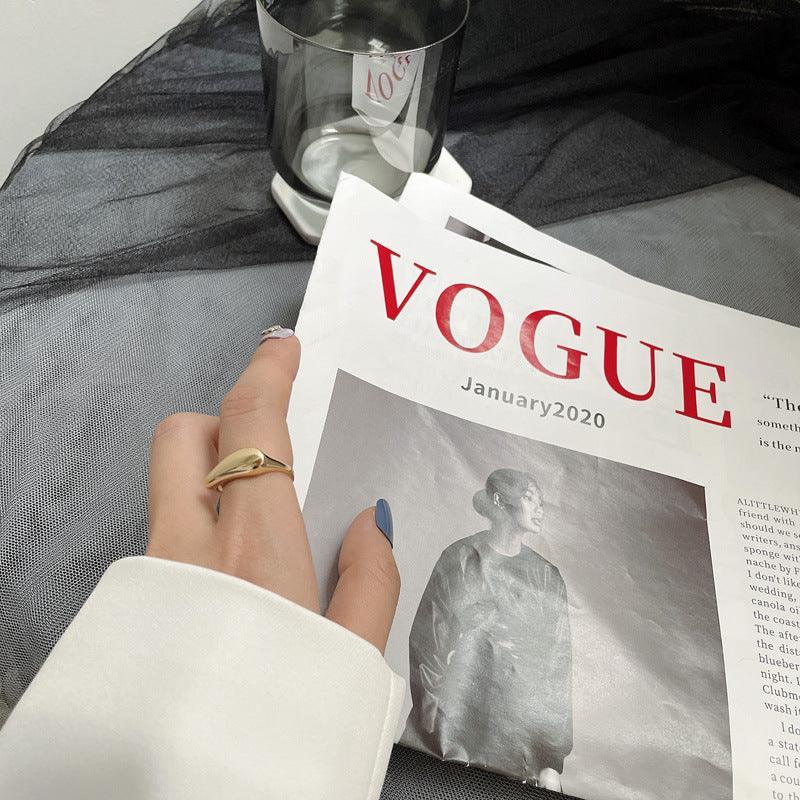 Vogue Sterling Silver Ring - Viexta