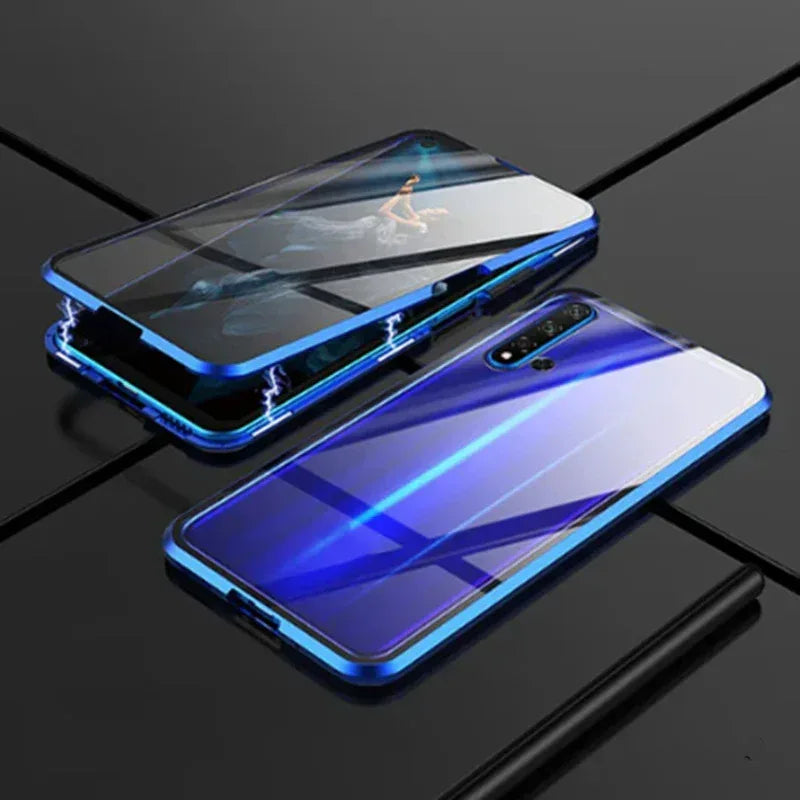 Double Sided Glass Magnet Samsung Phone Case - Viexta