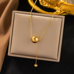 gold-ball-titanium-steel-necklace