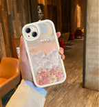 Oil Painting Flower iPhone Protective Case - Viexta