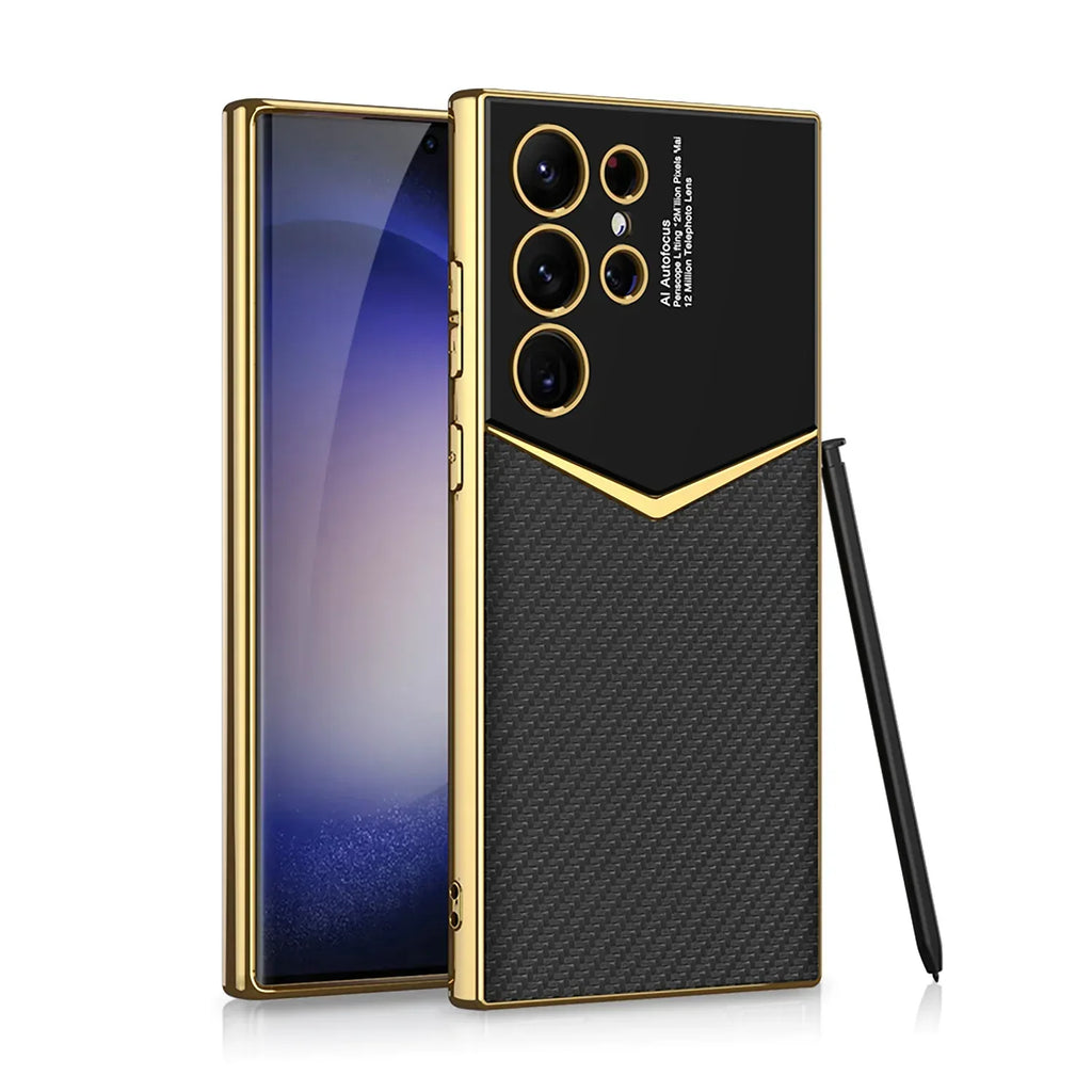Ultra Thin Anti Drop Carbon Fiber Samsung Case - Viexta
