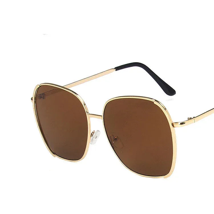 Female Fashion Simple Thin Anti-UV Sunglasses - Viexta