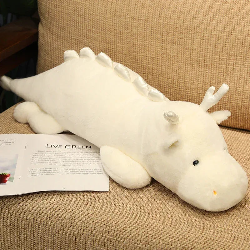 White Dragon Pillow Plush Toy - Viexta