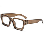 Classic Thick Square Frame Sunglasses - Viexta