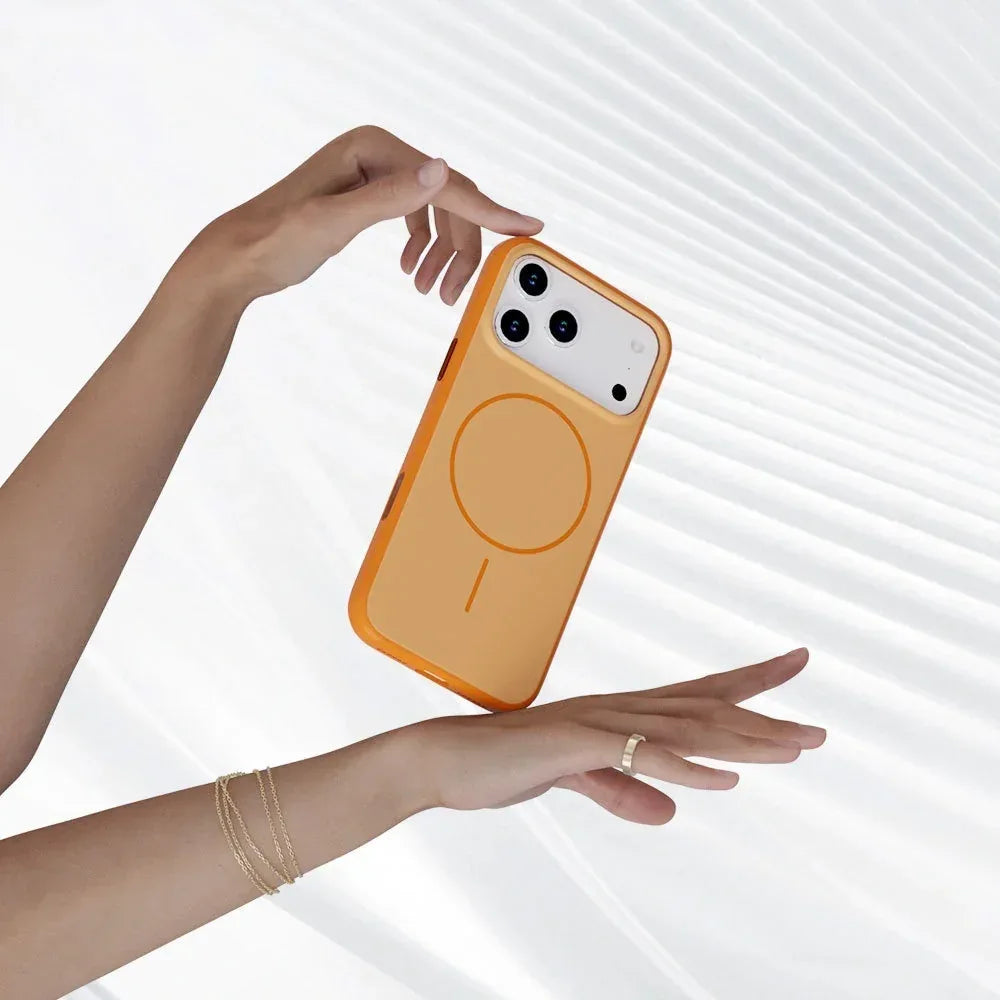 Magnetic Matte Silicone iPhone Case - Viexta