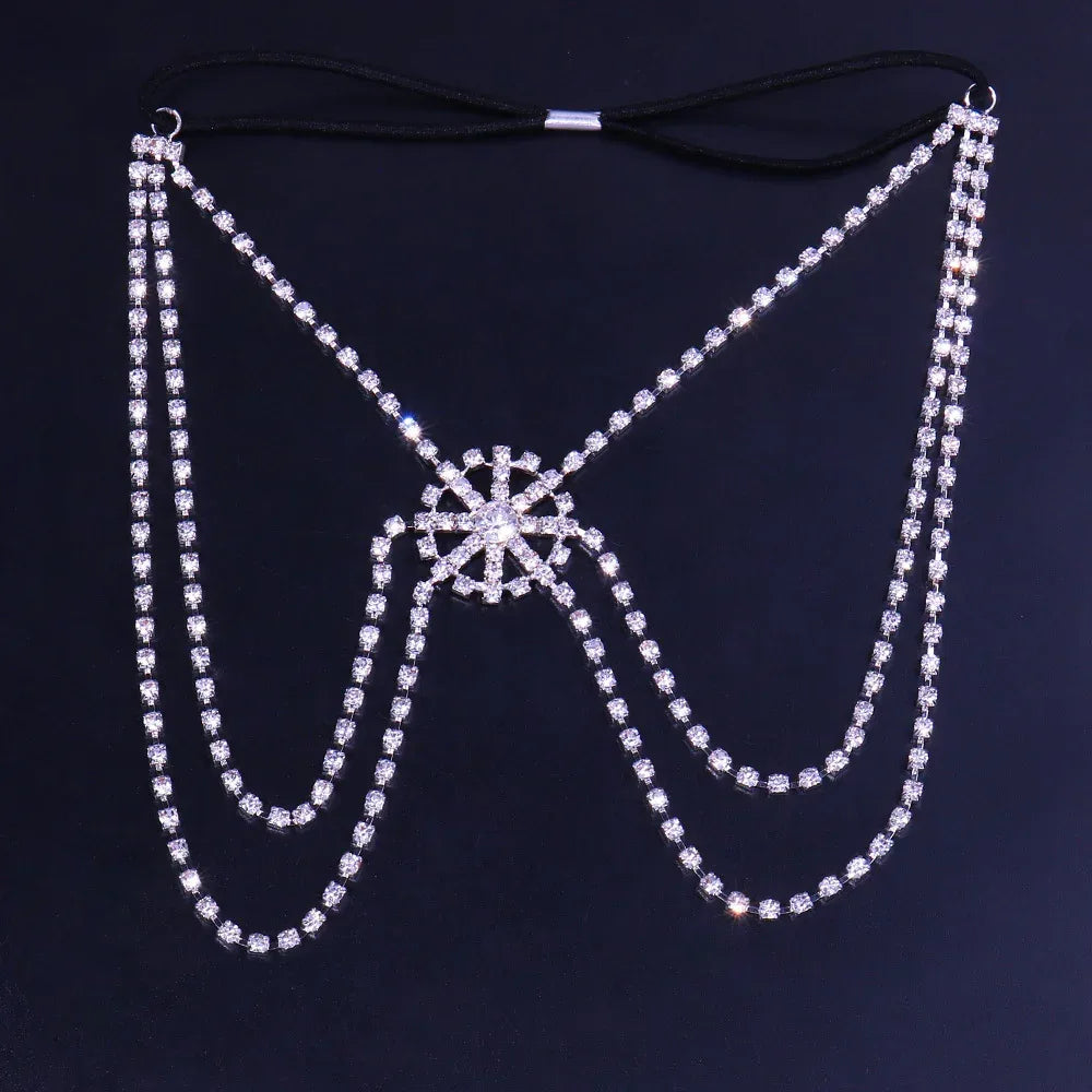 Shiny Snowflake Leg Chain - Viexta