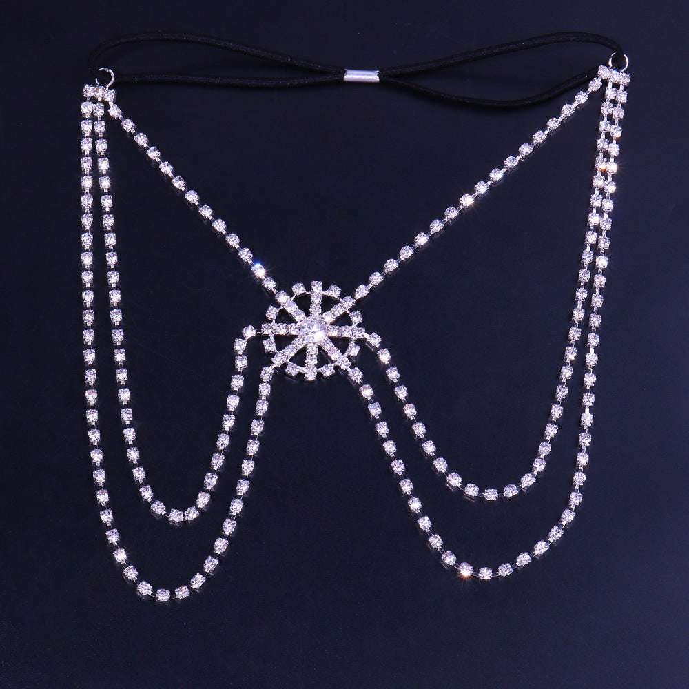 Shiny Snowflake Leg Chain