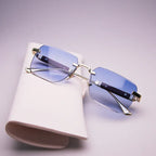 Frameless Edge-cut Sunglasses - Viexta