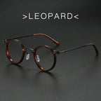 vintage-round-frame-glasses-frame-anti-blue-ray-plain-glasses - Viexta