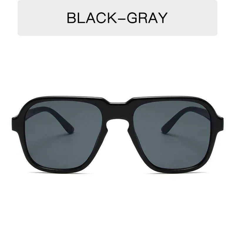 Vintage With Large Rims Sunglasses Men And Women - Viexta