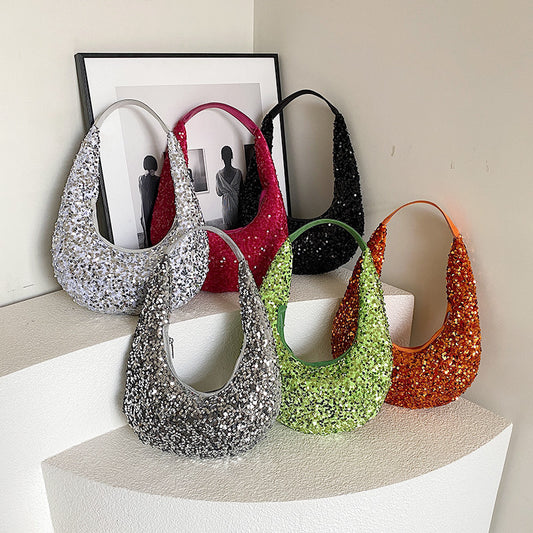 All-match Sequins Handbag