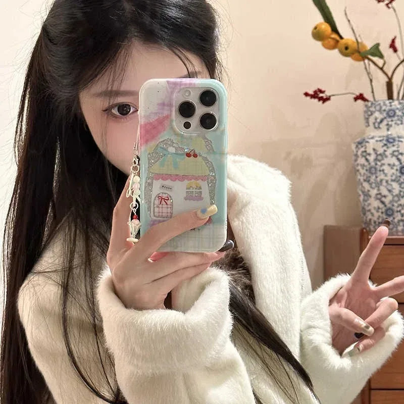 Korean Niche Cute iPhone Case - Viexta