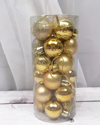 Christmas Decoration Shiny Matte Christmas Ball - Viexta