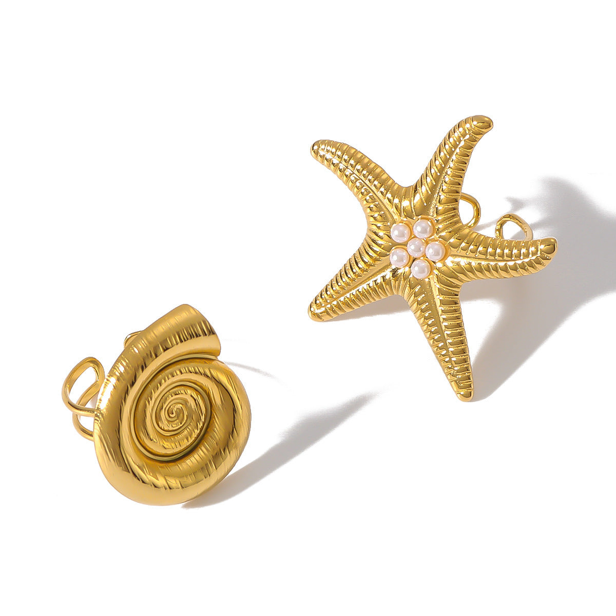 Starfish Stainless Steel18K Ring