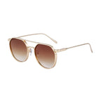 Metal Double Beam Vintage Sunglasses - Viexta