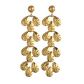Exaggerated Titanium Steel Tassel Long Earrings - Viexta