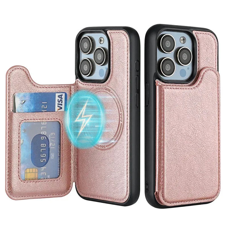 Home Magnetic Leather iPhone Case - Viexta