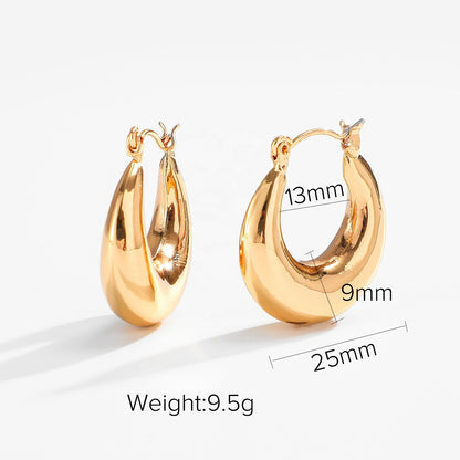 18k INS Net Red Popular Hoops