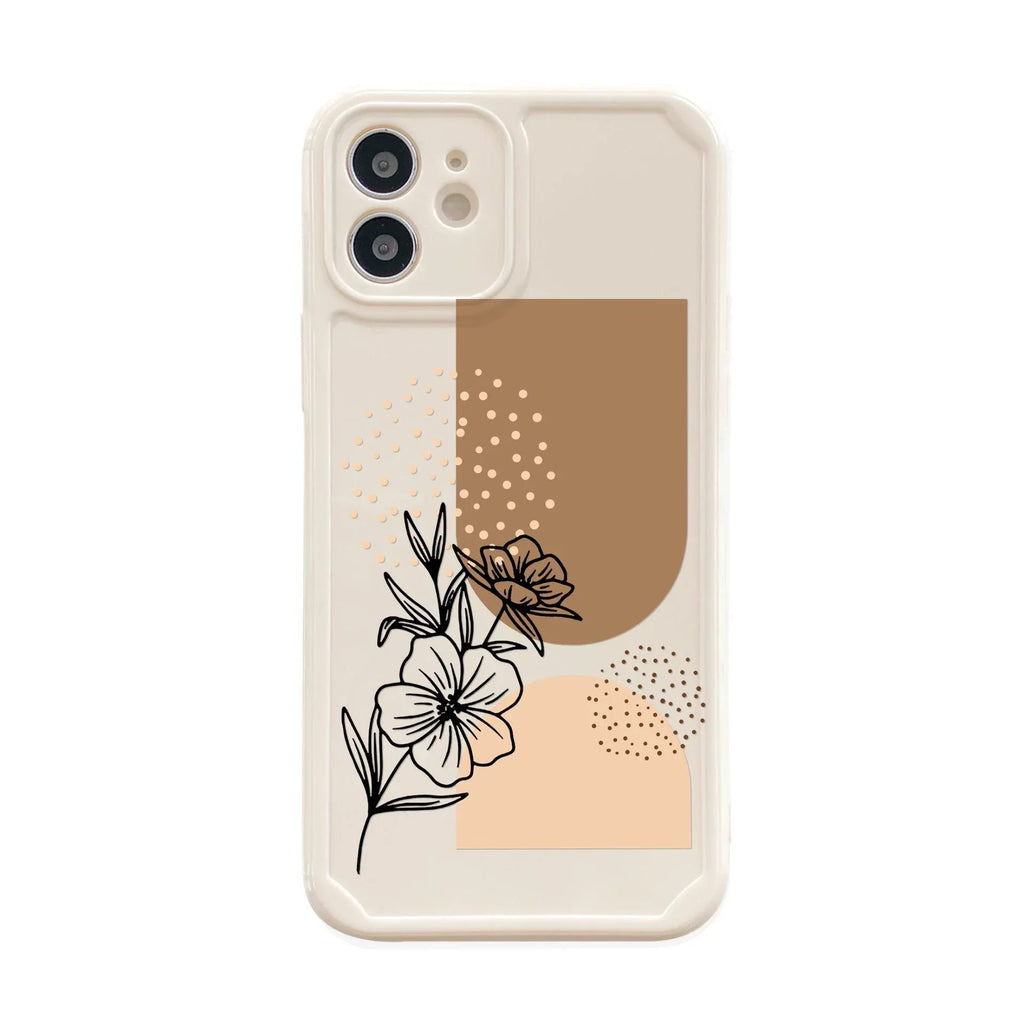 Abstract Flower Silicone iPhone case - Viexta