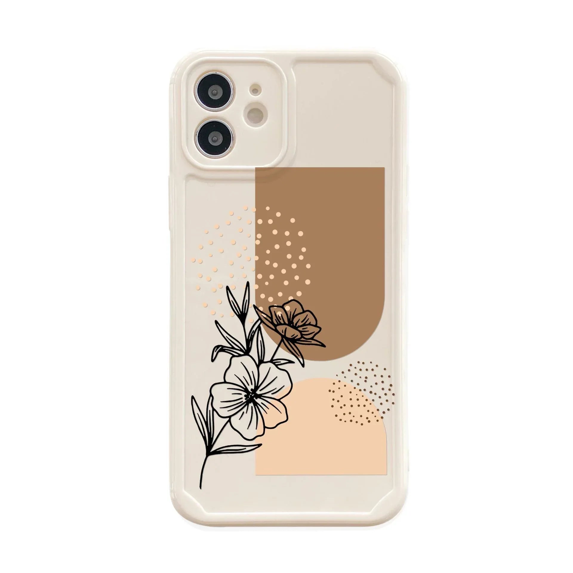 Abstract Flower Silicone iPhone case - Viexta