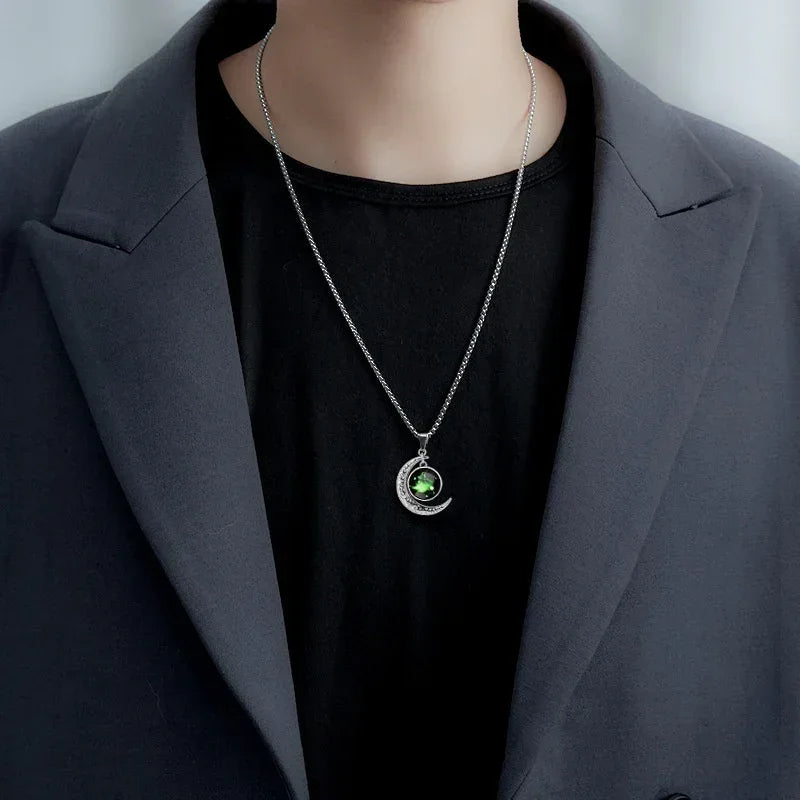 12-constellation-moon-star-glowing-necklace - Viexta