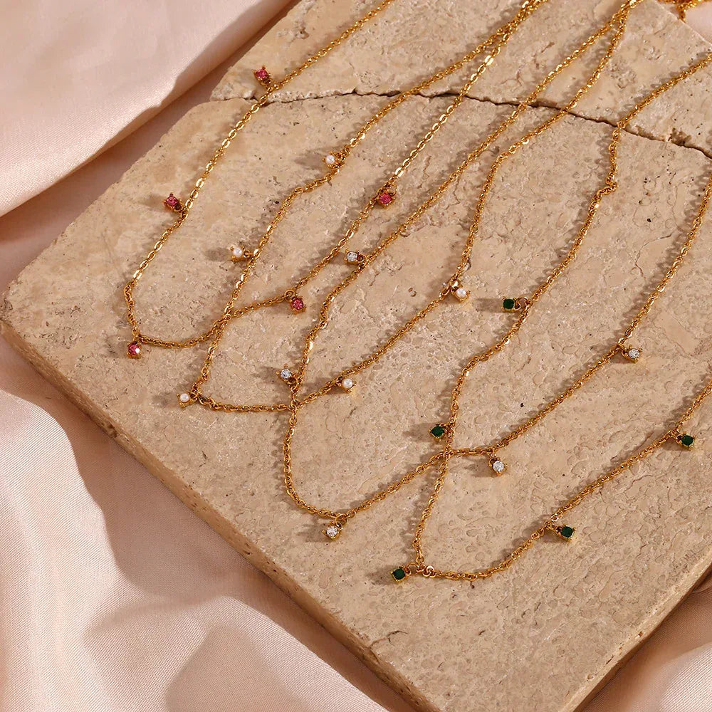 Zircon Clavicle Chain - Viexta