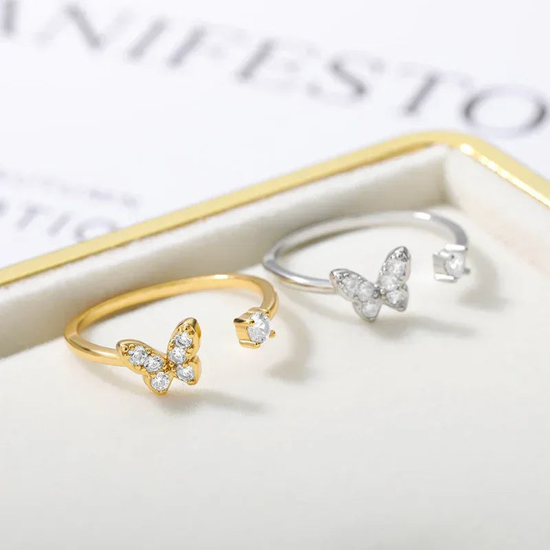 Zircon Butterfly Ring - Viexta