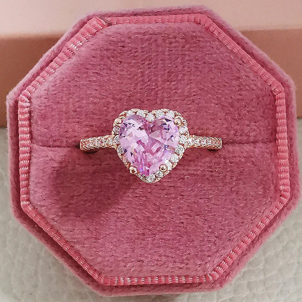 Luna Heart Ring - Viexta