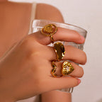 Luxury High-End Heart-Shaped Ring