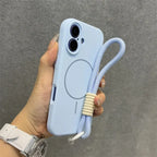 Silicone Magnetic Suction Lanyard iPhone Case - Viexta