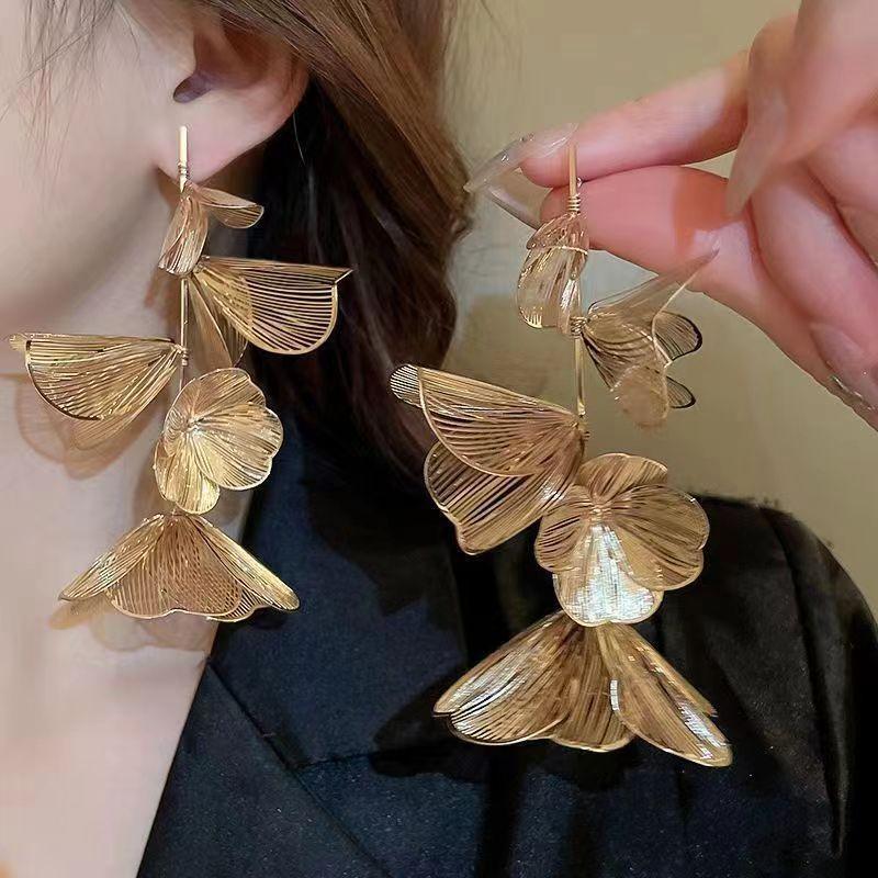 GoldenTexture Handmade Blade Eardrops - Viexta