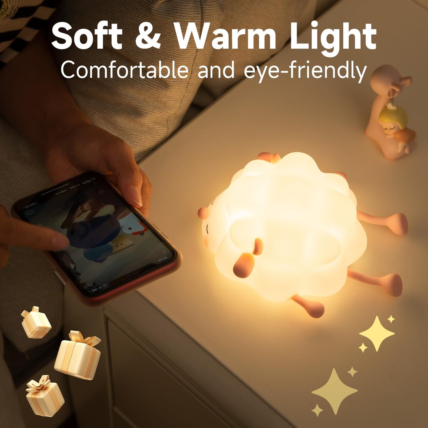 Cute Silicone Cartoon Night Light