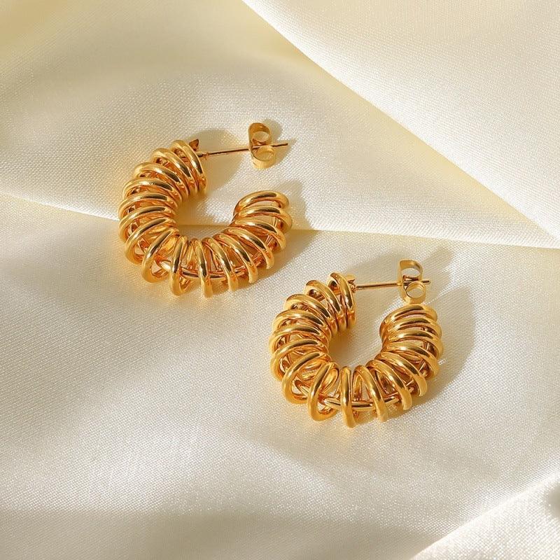 titanium-steel-earrings - Viexta