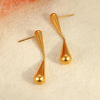 Minimalist Cool Feng Shui Drop Earrings