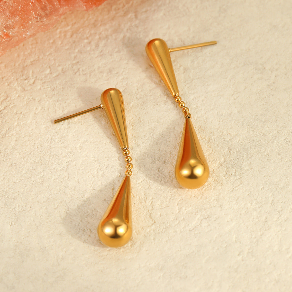 Minimalist Cool Feng Shui Drop Earrings